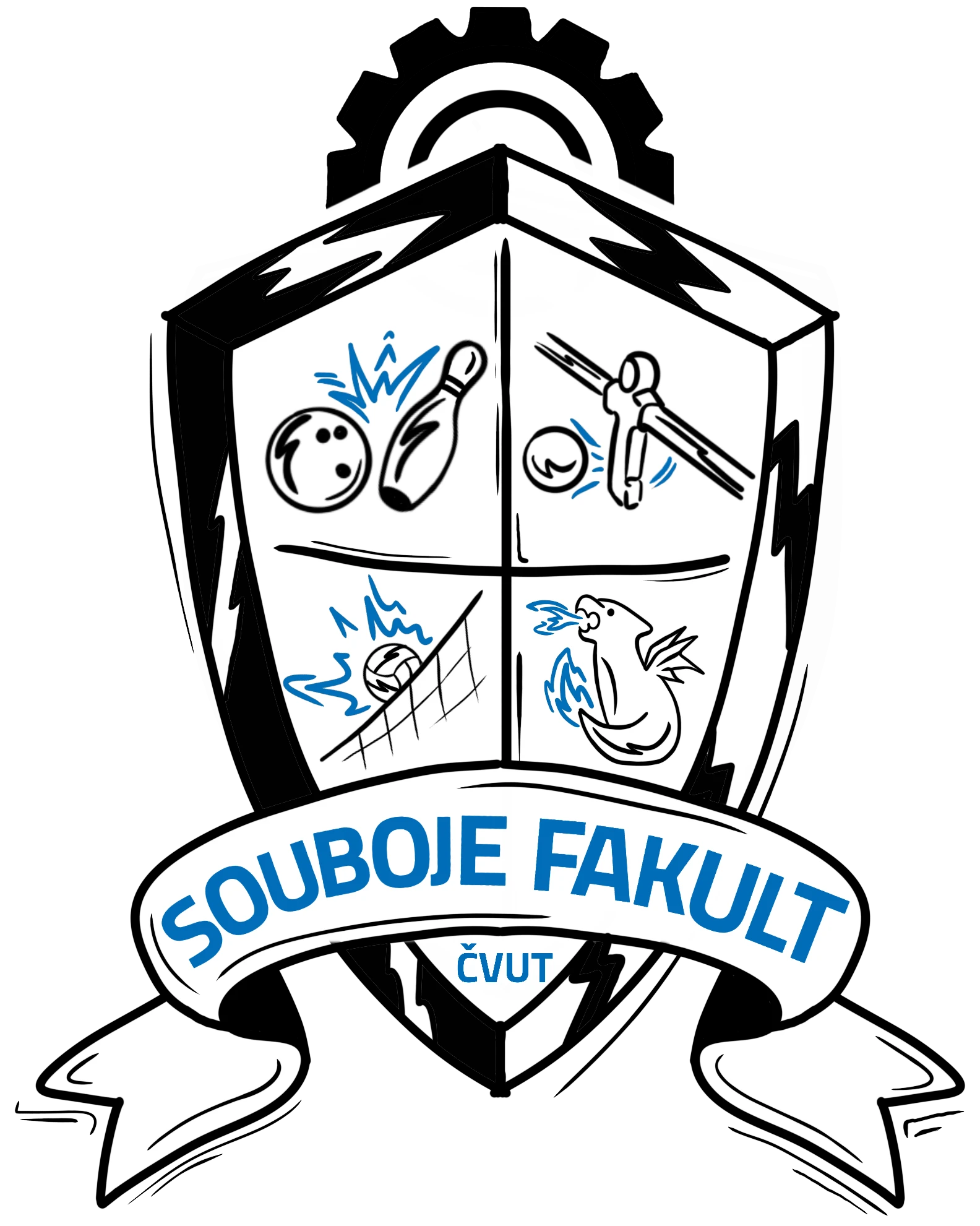 Logo Souboje fakult ČVUT
